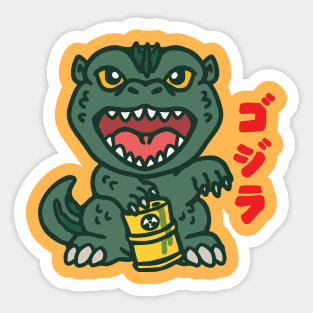 Maneki Godzilla Sticker